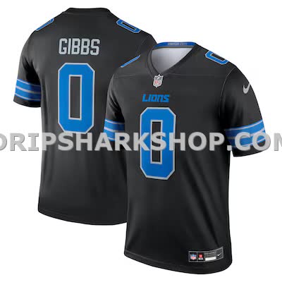 Mens Nike Jahmyr Gibbs Black Detroit Lions Legend Player Performance Top