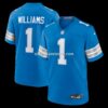 Mens Nike Jameson Williams Blue Detroit Lions Game Player Jersey