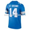 Mens Nike Amon Ra St Brown Blue Detroit Lions Legend Player Performance Top