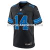 Mens Nike Amon Ra St Brown Black Detroit Lions 2nd Alternate Game Jersey