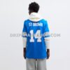 Mens Nike Amon Ra St Brown Blue Detroit Lions Game Jersey