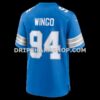 NFL119a84G06-1bc3b9 Mens Nike Mekhi Wingo Blue Detroit Lions Team Game Jersey