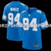 NFL119a84M01-5ad076 Mens Nike Mekhi Wingo Blue Detroit Lions Team Game Jersey