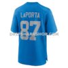 Mens Nike Sam Laporta Blue Detroit Lions Alternate Game Jersey