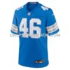 Mens Nike Jack Campbell Blue Detroit Lions Game Jersey