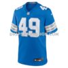 Mens Nike Hogan Hatten Blue Detroit Lions Game Jersey