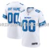 NFL11a185M01-48f8b9 Mens Nike White Detroit Lions Custom Game Jersey