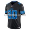 Mens Nike Barry Sanders Black Detroit Lions 2nd Alternate Vapor Fuse Limited Jersey