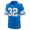 NFL11a6c1G06-617bb1 Mens Nike Brian Branch Blue Detroit Lions Game Jersey