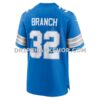 NFL11a6c1G07-8180ca Mens Nike Brian Branch Blue Detroit Lions Game Jersey