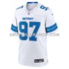 Mens Nike Aidan Hutchinson White Detroit Lions Game Jersey