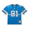 Mens Mitchell And Ness Calvin Johnson Blue Detroit Lions 2007 Authentic Throwback Retired Player Jersey