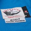 Mens Mitchell And Ness Calvin Johnson Blue Detroit Lions 2007 Authentic Throwback Retired Player Jersey