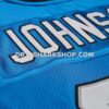 Mens Mitchell And Ness Calvin Johnson Blue Detroit Lions 2007 Authentic Throwback Retired Player Jersey