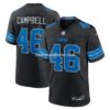 Mens Nike Jack Campbell Black Detroit Lions 2nd Alternate Game Jersey