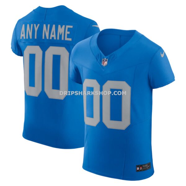 NFL11b54bG04-8cb246 Mens Nike Blue Detroit Lions Alternate Vapor Fuse Elite Custom Jersey