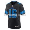 Mens Nike Jared Goff Black Detroit Lions 2nd Alternate Game Jersey