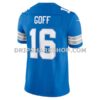 Mens Nike Jared Goff Blue Detroit Lions Vapor Fuse Limited Jersey