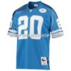 Mens Mitchell And Ness Barry Sanders Blue Detroit Lions 1991 Authentic Throwback Retired Player Jersey Pi4662000