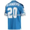 Mens Mitchell And Ness Barry Sanders Blue Detroit Lions 1991 Authentic Throwback Retired Player Jersey Pi4662000