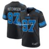 Mens Nike Aidan Hutchinson Black Detroit Lions 2nd Alternate Game Jersey