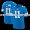 Mens Nike Damone Clark Blue Detroit Lions Team Game Jersey