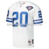 Mens Mitchell And Ness Barry Sanders White Detroit Lions 1994 Authentic Throwback Retired Player Jersey