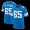 Mens Nike Seth Mclaughlin Blue Detroit Lions Team Game Jersey
