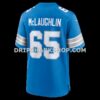 Mens Nike Seth Mclaughlin Blue Detroit Lions Team Game Jersey