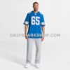 Mens Nike Seth Mclaughlin Blue Detroit Lions Team Game Jersey