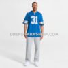 Mens Nike Kerby Joseph Blue Detroit Lions Team Game Jersey