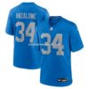 Mens Nike Alex Anzalone Blue Detroit Lions Alternate Game Jersey