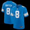 Mens Nike Greg Dortch Blue Detroit Lions Team Game Jersey