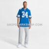 Mens Nike Alex Anzalone Blue Detroit Lions Game Jersey