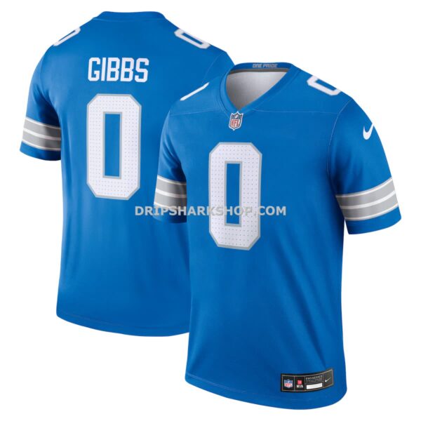 NFL11eef7G04-3e421b Mens Nike Jahmyr Gibbs Blue Detroit Lions Legend Player Performance Top