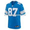 Mens Nike Sam Laporta Blue Detroit Lions Game Jersey