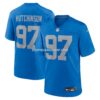 Mens Nike Aidan Hutchinson Blue Detroit Lions Alternate Game Jersey