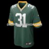 Mens Nike Nick Niemann Green Green Bay Packers Team Game Jersey