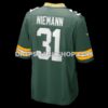 Mens Nike Nick Niemann Green Green Bay Packers Team Game Jersey