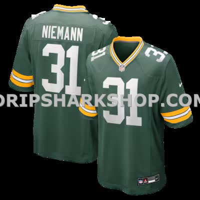 Mens Nike Nick Niemann Green Green Bay Packers Team Game Jersey