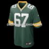 Mens Nike Donovan Jennings Green Green Bay Packers Team Game Jersey