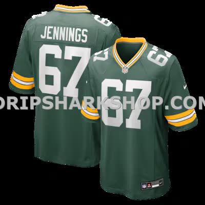Mens Nike Donovan Jennings Green Green Bay Packers Team Game Jersey