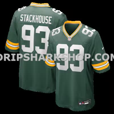 Mens Nike Nazir Stackhouse Green Green Bay Packers Team Game Jersey