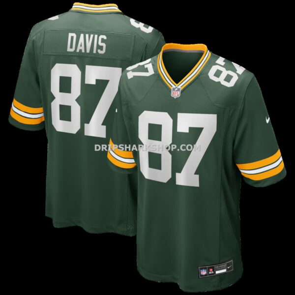 Mens Nike Willie Davis Green Green Bay Packers Game Retired Player Jersey