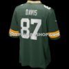 Mens Nike Willie Davis Green Green Bay Packers Game Retired Player Jersey