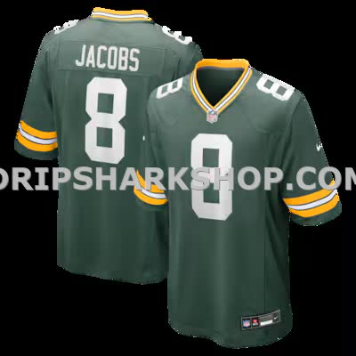 Mens Nike Josh Jacobs Green Green Bay Packers Team Game Jersey