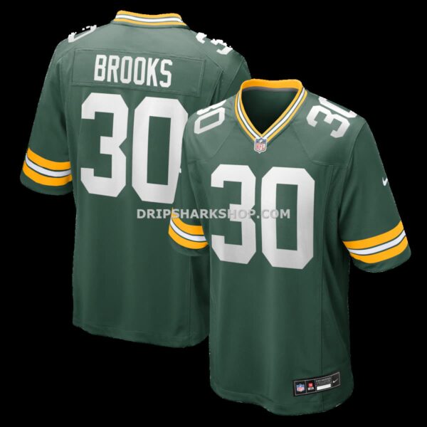 Mens Nike Chris Brooks Green Green Bay Packers Team Game Jersey