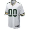 NFL123670G01-8ddd43 Mens Nike White Green Bay Packers Custom Game Jersey Pi3889000