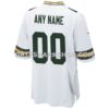 NFL123670G02-dc19b8 Mens Nike White Green Bay Packers Custom Game Jersey Pi3889000
