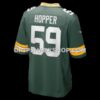 Mens Nike Tyron Hopper Green Green Bay Packers Game Jersey